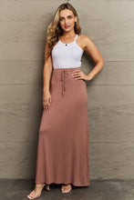 Load image into Gallery viewer, Culture Code For The Day Full Size Flare Maxi Skirt in Chocolate