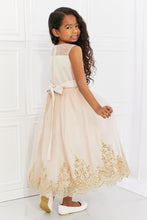 Load image into Gallery viewer, Kid's Dream Let's Dance Formal Tutu Dress in Light Apricot