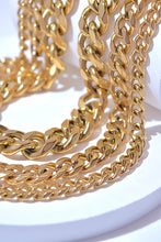 Load image into Gallery viewer, Keeps Getting Better Curb Chain Three-Piece Necklace Set