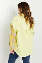 Load image into Gallery viewer, POL Bright Autumn Full Size Contrast Plaid Twill Shacket