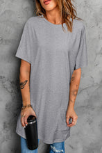 Load image into Gallery viewer, Round Neck Short Sleeve Tunic Tee