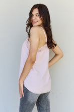 Load image into Gallery viewer, HEYSON Dainty & Sweet Full Size Lace V-Neck Cami Top