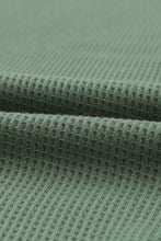 Load image into Gallery viewer, Elbow Patch Waffle Knit Henley Top