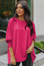 Load image into Gallery viewer, Pretty Blouse Dolman Style Smocked Cuff Detail