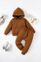 Load image into Gallery viewer, Kids Textured Hoodie and Joggers Set