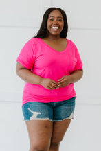 Load image into Gallery viewer, Sew In Love Tee Shirt Weather Full Size Run Pocketed Tee