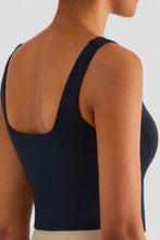 Load image into Gallery viewer, Square Neck Cropped Sports Tank