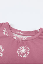 Load image into Gallery viewer, Girls Dandelion Print Round Neck Tee