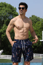 Load image into Gallery viewer, Full Size Printed Drawstring Swim Trunks