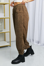 Load image into Gallery viewer, Zenana School Night Corduroy Loose Fit Pants in Mocha