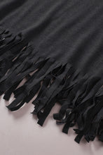 Load image into Gallery viewer, V-Neck Fringe Hem T-Shirt