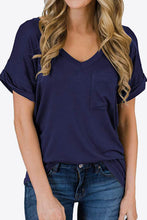 Load image into Gallery viewer, V-Neck Pocketed Tee