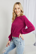 Load image into Gallery viewer, Gilli Full Size Tied Open Back Knit Top
