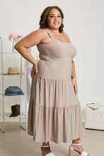Load image into Gallery viewer, Zenana Sweet Charisma Full Size Smocked Maxi Dress