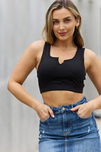 Load image into Gallery viewer, White Birch Full Size Sleeveless Ribbed V-Neck Bralette