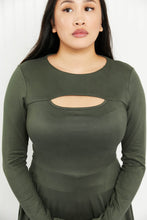 Load image into Gallery viewer, White Birch Wandering the Woods Full Size Mini Dress with Built-In Shorts