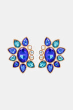 Load image into Gallery viewer, Geometrical Shape Glass Stone Dangle Earrings
