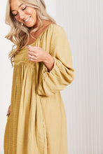 Load image into Gallery viewer, GeeGee Angel of Mine Full Size Crochet Yoke Mini Dress