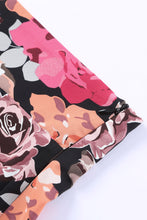Load image into Gallery viewer, Floral Asymmetric Tie Waist Skirt