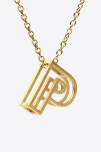 Load image into Gallery viewer, K to T Letter Pendant Necklace DIBS K-T