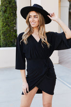 Load image into Gallery viewer, White Birch Full Size Twisted Tulip Hem Dress