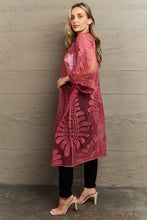 Load image into Gallery viewer, Justin Taylor Legacy Lace Duster Kimono