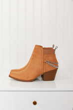 Load image into Gallery viewer, Fortune Dynamic Westside Pointed Toe Chain Detail Ankle Booties