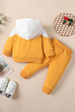 Load image into Gallery viewer, Baby Color Block Hoodie and Joggers Set