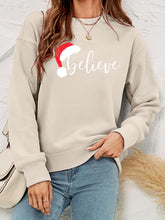 Load image into Gallery viewer, Christmas BELIEVE Crewneck Sweatshirt