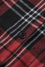 Load image into Gallery viewer, Plus Size Plaid Button Front Shirt Jacket with Pockets