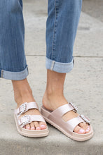 Load image into Gallery viewer, Weeboo Jewel of the Sea Faux Pearl Buckle Slide Sandals