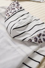 Load image into Gallery viewer, Plus Size Mixed Print Curved Hem Hoodie