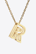 Load image into Gallery viewer, K to T Letter Pendant Necklace DIBS K-T