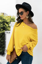 Load image into Gallery viewer, Round Neck Raglan Sleeve Sweatshirt