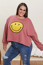 Load image into Gallery viewer, Jade By Jane Smiles Forever Full Size Smile Graphic Long-Sleeve Tee