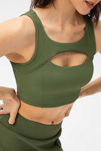 Load image into Gallery viewer, Cutout Detail Sports Bra