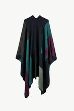 Load image into Gallery viewer, Color Block Open Front Poncho