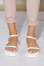 Load image into Gallery viewer, Weeboo Time is Now Strappy Platform Sandals