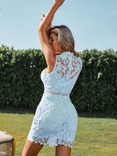 Load image into Gallery viewer, Lace Sleeveless Mini Dress