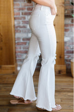 Load image into Gallery viewer, SneakPeek Genevieve High Rise Distressed Bell Bottom Jeans