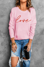 Load image into Gallery viewer, LOVE Dropped Shoulder Sweatshirt