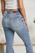 Load image into Gallery viewer, Judy Blue Annalise Full Size Distressed Flare Jeans