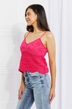 Load image into Gallery viewer, White Birch Full Size Sweet Paradise Sleeveless Lace Top