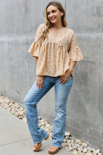 Load image into Gallery viewer, Celeste Bring Me Flowers Full Size Floral Tunic Top