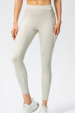 Load image into Gallery viewer, Full Size Slim Fit High Waist Long Sports Pants with Pockets