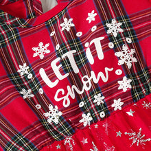 Load image into Gallery viewer, Baby Girl LET IT SNOW Dress