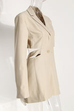 Load image into Gallery viewer, Cutout Mini Blazer Dress