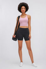 Load image into Gallery viewer, Criss Cross Back Sports Bra Top