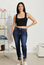 Load image into Gallery viewer, Judy Blue Beatrice Full Size Destroyed Hem Slim Fit Jeans