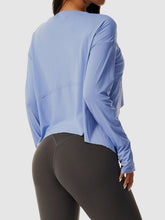 Load image into Gallery viewer, High-Low Slit Sports Top